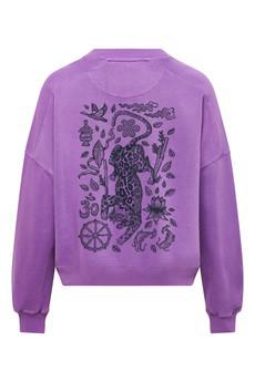 NEPALI LEOPARD - Organic Cotton Womens Sweat via KOMODO