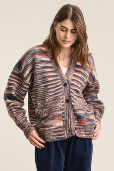 HOPE Lambswool Cardigan - Pink via KOMODO