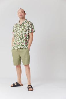 JERRY- Organic Linen Shorts Khaki via KOMODO