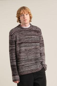 GLITCH - Merino Wool Jumper Brown via KOMODO