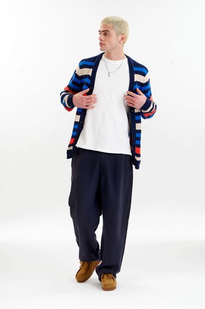 STRIPE Organic Cotton Cardigan from KOMODO