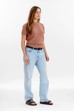 POSEY Organic Cotton Knit Tee - Coffee from KOMODO
