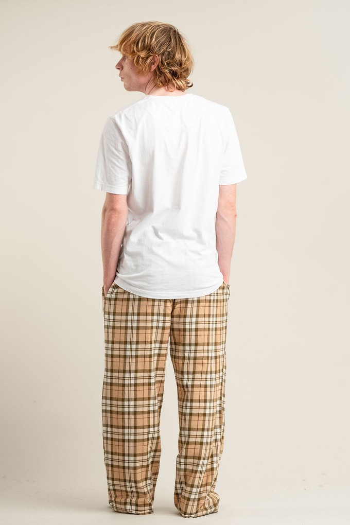 JIM JAM Mens Organic Cotton Pyjama Bottoms - Sand from KOMODO