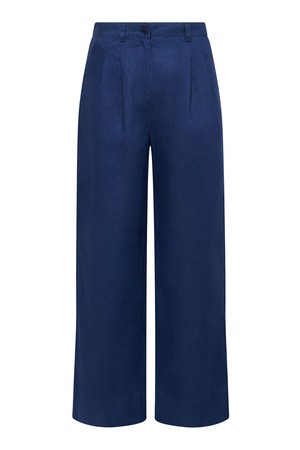 LION - Linen Trousers Navy from KOMODO