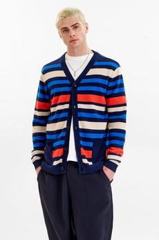 STRIPE - GOTS Organic Cotton Cardigan via KOMODO