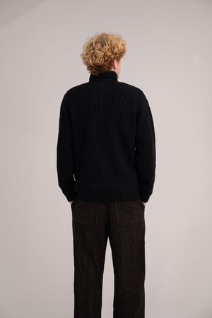 HEATH Fleece Lined Wool Jacket - Black from KOMODO