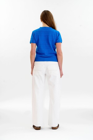 POSEY Organic Cotton Knit Tee - Blue from KOMODO