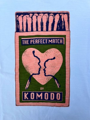 MATCHMAKING - GOTS Organic Cotton Tee Off White from KOMODO
