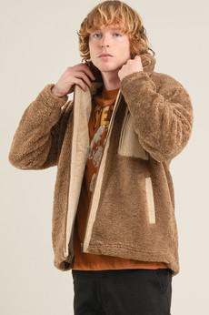 DREW Recycled PET Fleece Jacket- Mink via KOMODO