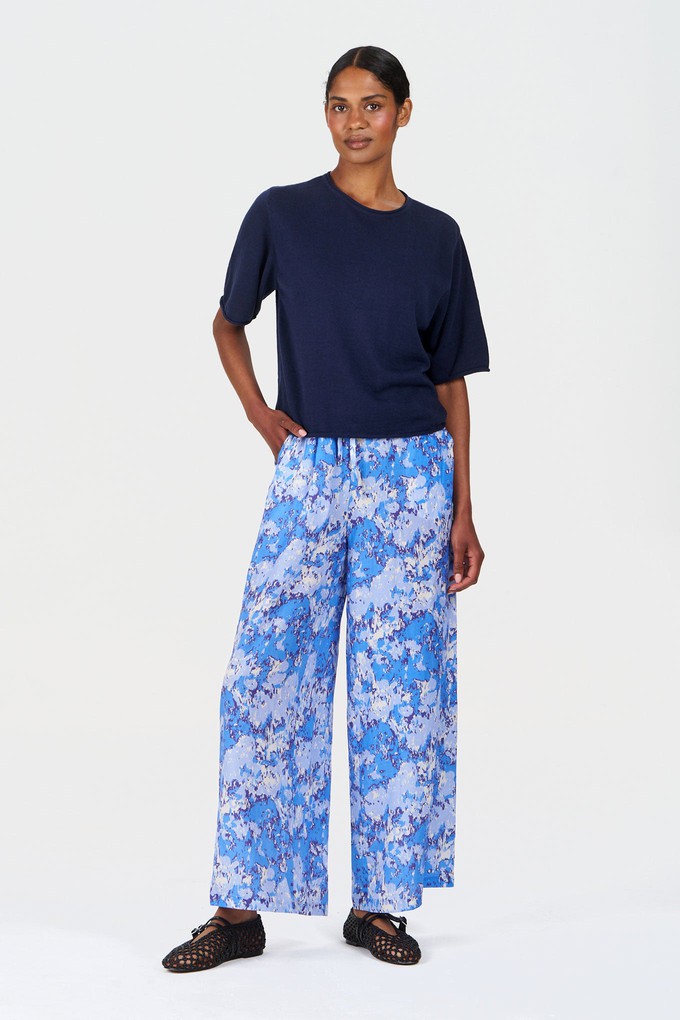 ARIA Tencel Linen Trouser - Acid Blue from KOMODO