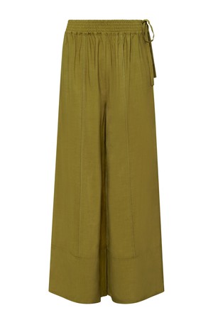MARIE - Rayon Trousers Khaki from KOMODO