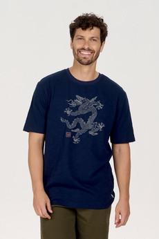DRAGON 25 Organic Cotton Tee - Navy via KOMODO