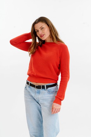 FOG Organic Cotton Jumper - Red from KOMODO