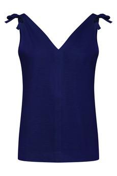 CELIA - GOTS Organic Cotton Vest Navy via KOMODO