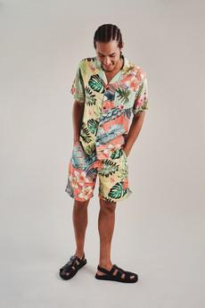TOM - Tropical Print Rayon Shorts via KOMODO