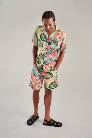 TOM - Tropical Print Rayon Shorts from KOMODO