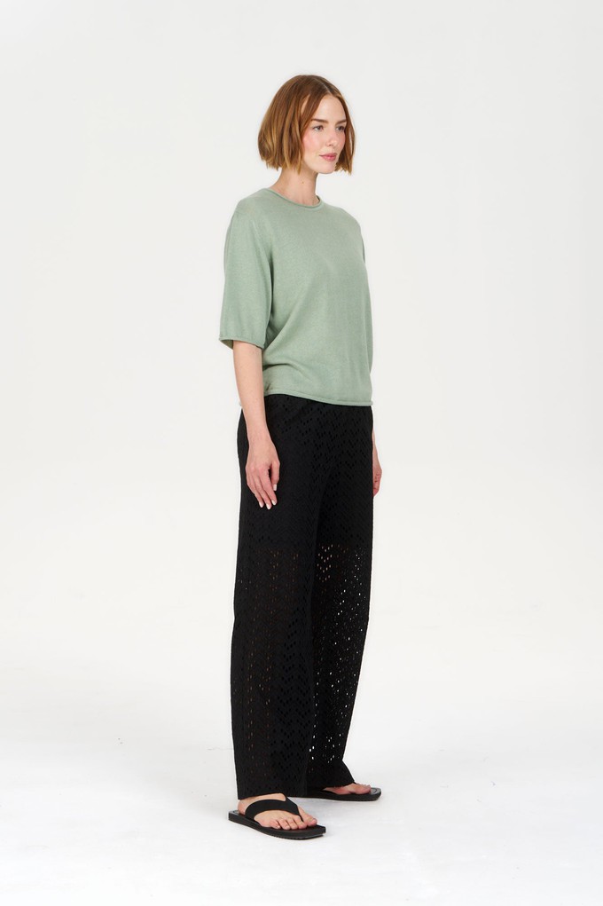 KHARI Organic Cotton Trouser - Black from KOMODO
