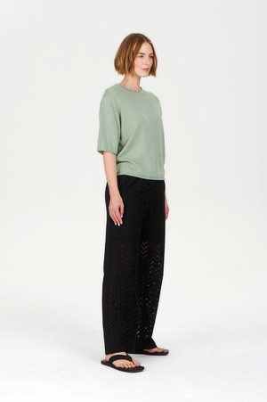KHARI Organic Cotton Trouser - Black from KOMODO