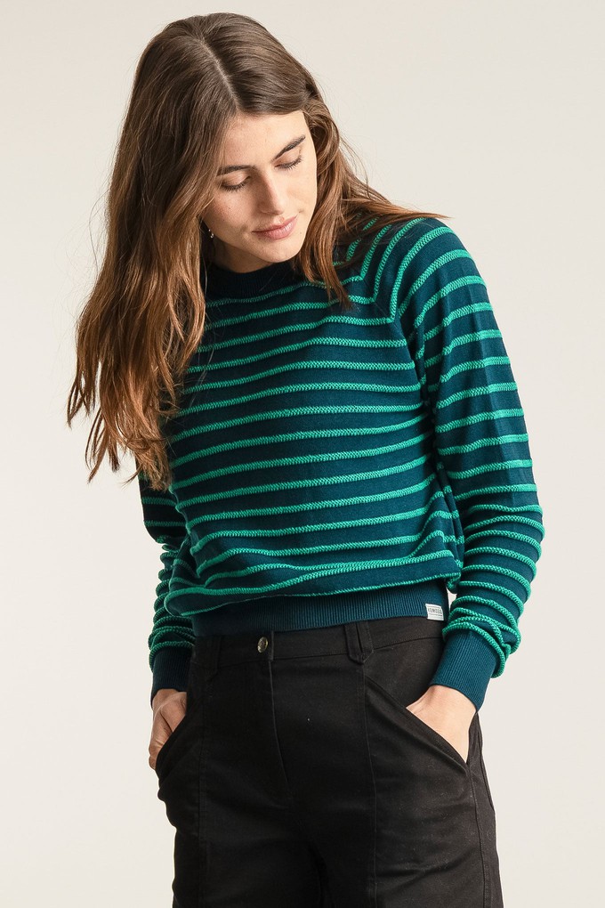 ALMA Organic Cotton Jumper - Teal from KOMODO