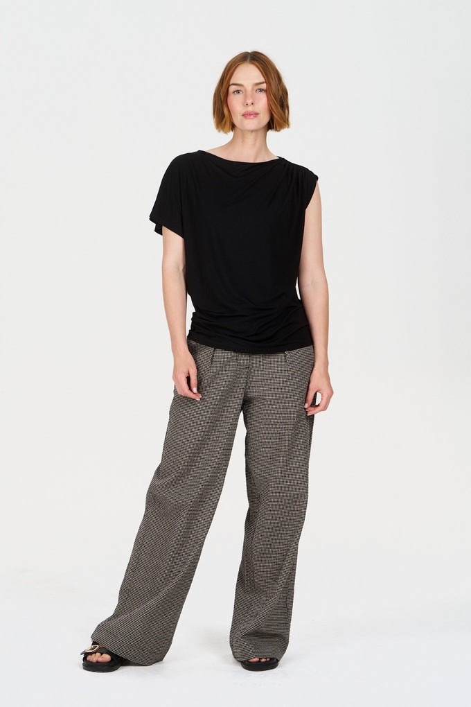 LOLA Organic Cotton Trouser - check from KOMODO