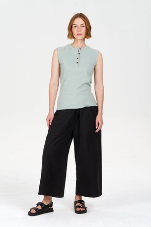 CLEO Organic Cotton Trouser - Black from KOMODO