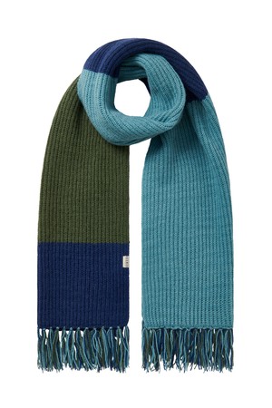 ALEXA Oversized Wool Scarf - Blue from KOMODO