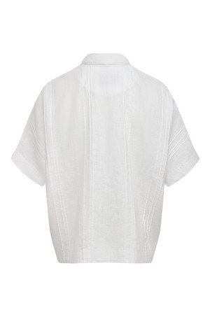 KIMONO Organic Linen Shirt - Off White from KOMODO