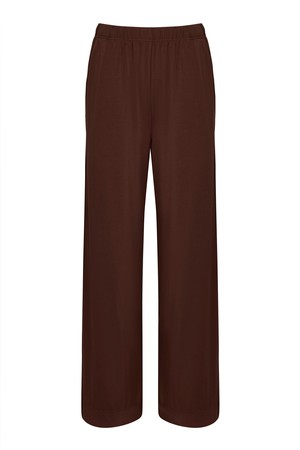 BINITA - Modal Jersey Trouser - Chocolate from KOMODO