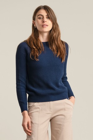SERGIO - Womens Organic Cotton Jumper Navy from KOMODO