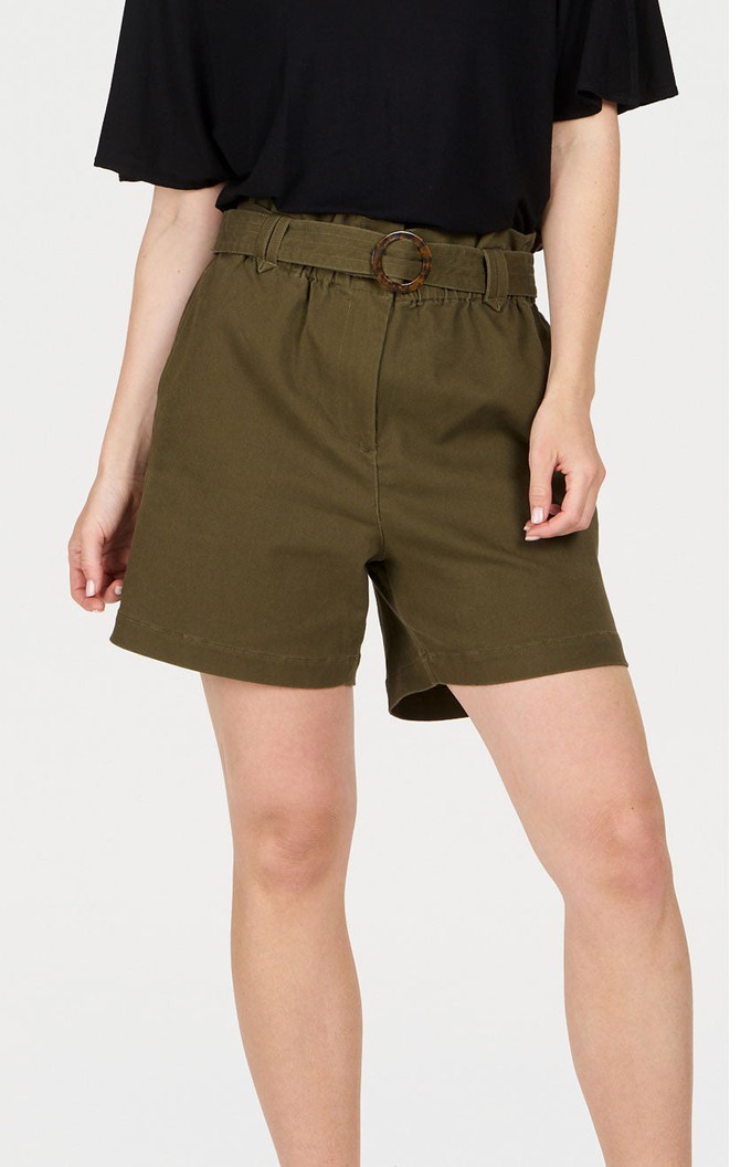AMELIA Organic Cotton Short - Khaki from KOMODO