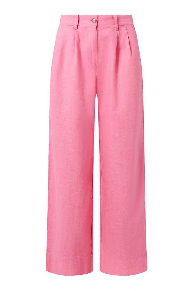 LION - Organic Linen Cotton trouser - Pink from KOMODO