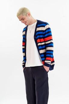 STRIPE Organic Cotton Cardigan via KOMODO