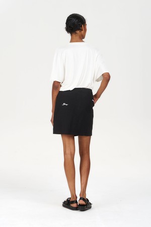 WILLOW Organic Cotton Skirt - Black from KOMODO