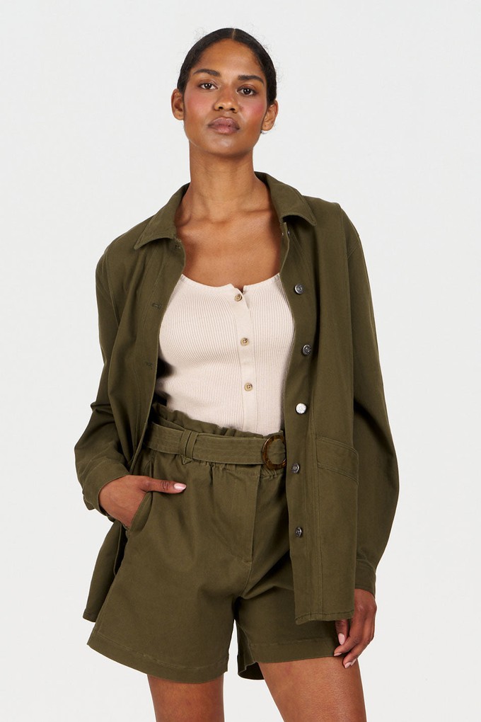CHORE Organic Cotton Jacket - khaki from KOMODO