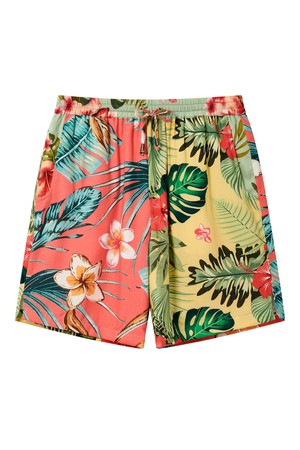 TOM - Tropical Print Rayon Shorts from KOMODO