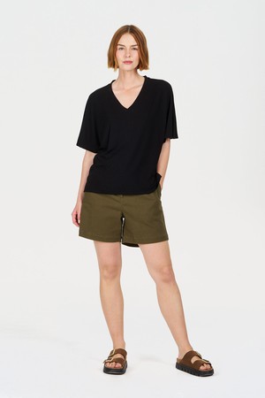AMELIA Organic Cotton Short - Khaki from KOMODO