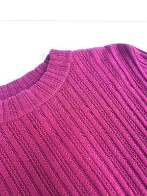 LUCKY Wool Blend Jumper - Fuschia from KOMODO