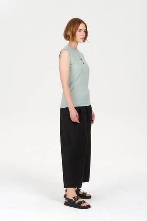 TINA Organic Cotton Rib Tank - Green from KOMODO