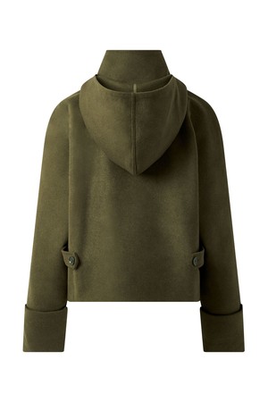 WICKER Recycled Wool Poly Coat - Olive from KOMODO
