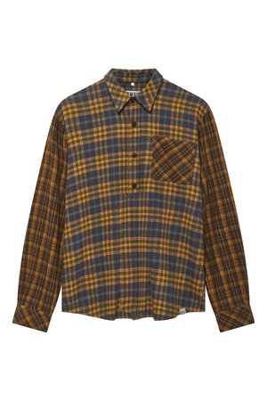 AXEL - Organic Cotton Patchwork Check Shirt from KOMODO