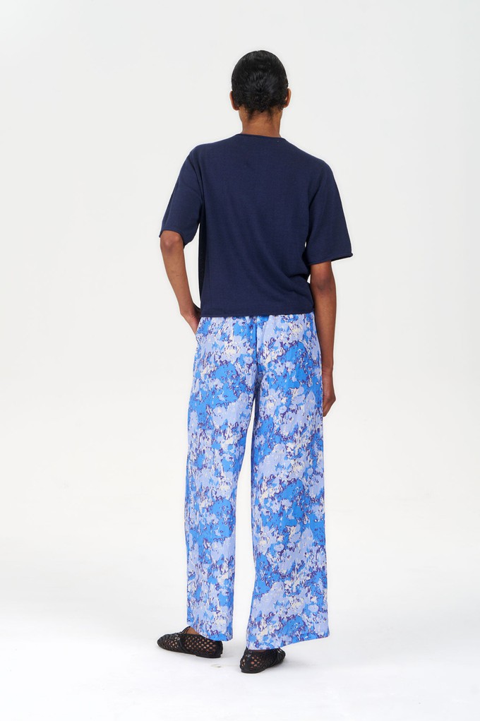 ARIA Tencel Linen Trouser - Acid Blue from KOMODO