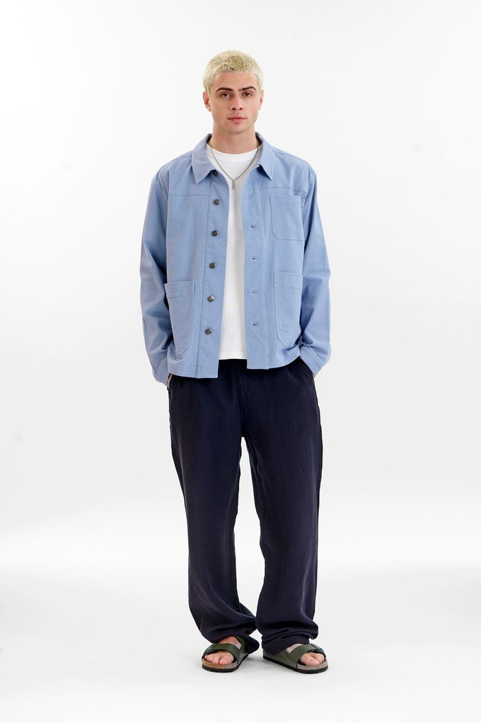 MAKULU Tencel Linen Trouser - Navy from KOMODO
