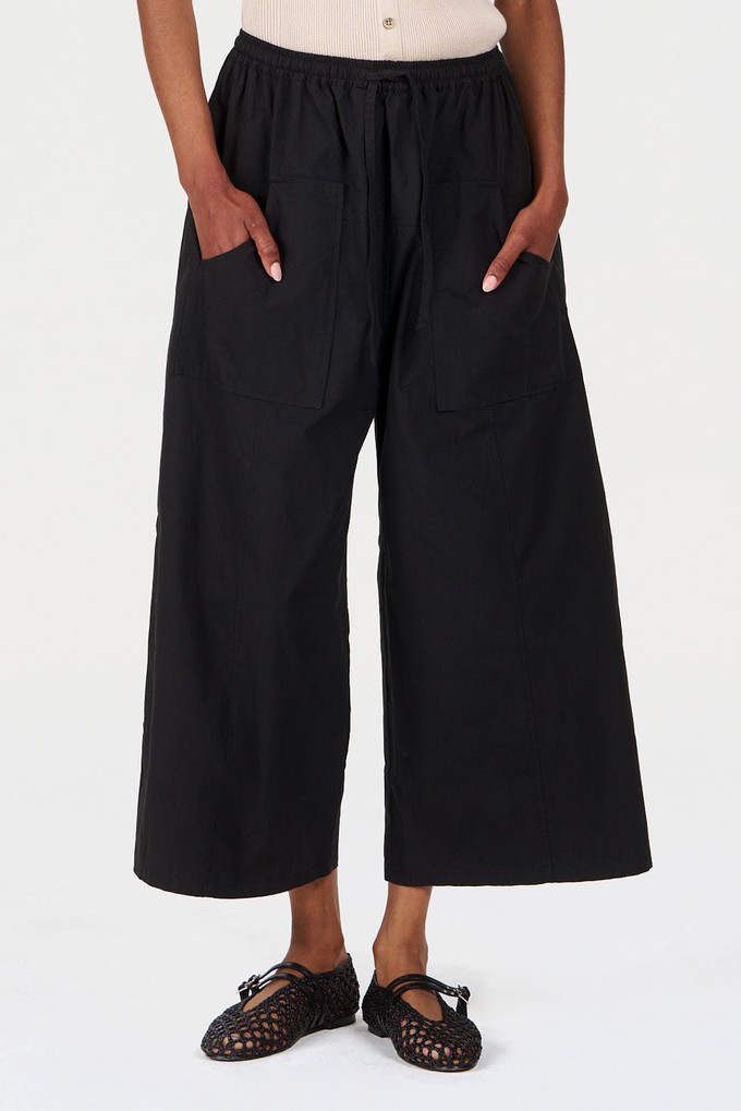 CLEO Organic Cotton Trouser - Black from KOMODO