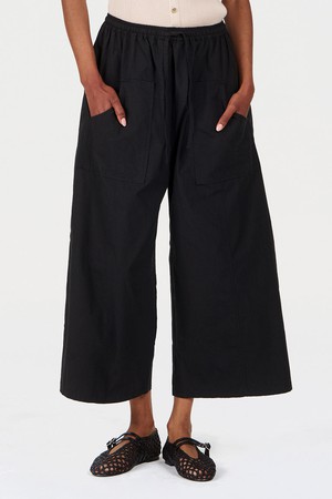 CLEO Organic Cotton Trouser - Black from KOMODO