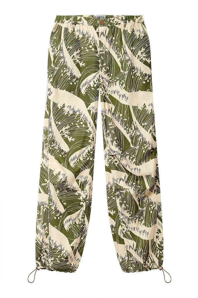 SAFARI - Womens Organic Cotton Trouser - Wave Print from KOMODO