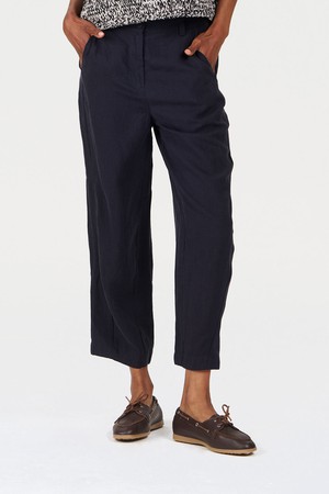 OLIVE Tencel Linen Trouser - Navy from KOMODO