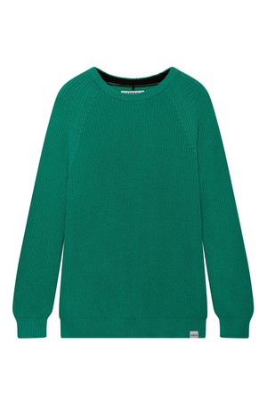 SERGIO - Womens Organic Cotton Jumper Green from KOMODO