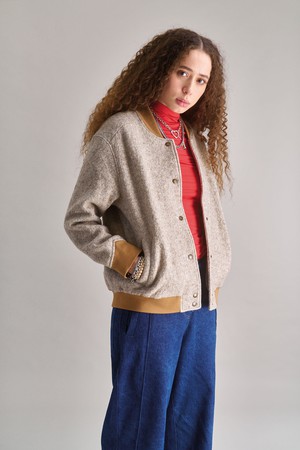 MAGGIE Recycled Wool Blend Jacket - Sand from KOMODO