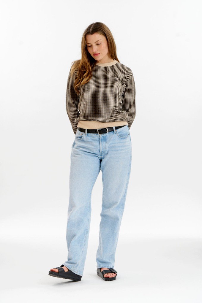 HANA Organic Cotton Jumper - Cream & Black from KOMODO