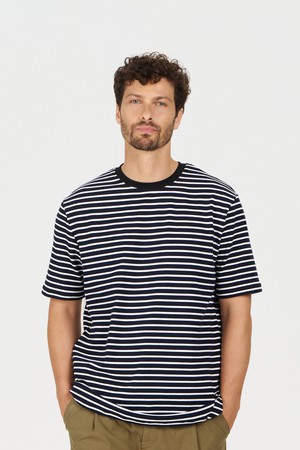 CLAUDE Organic Cotton Top - Navy Stripe from KOMODO